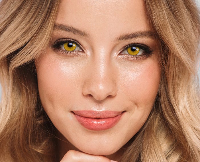 Solotica Solflex Color Hype Amarela Lenti A Contatto Gialle Per Cosplay