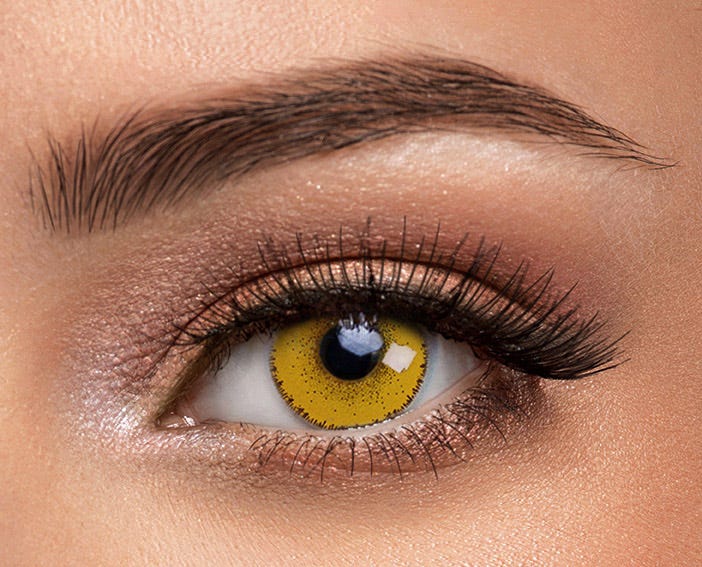 Lentes de contacto clearance de color amarillo