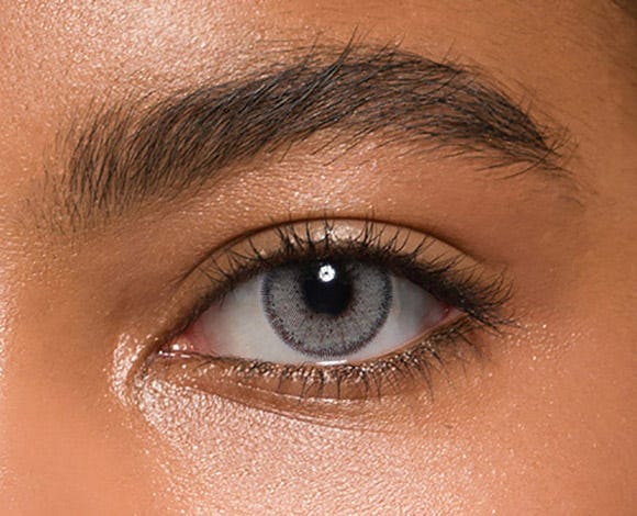 Lentes de contacto gris intenso clearance
