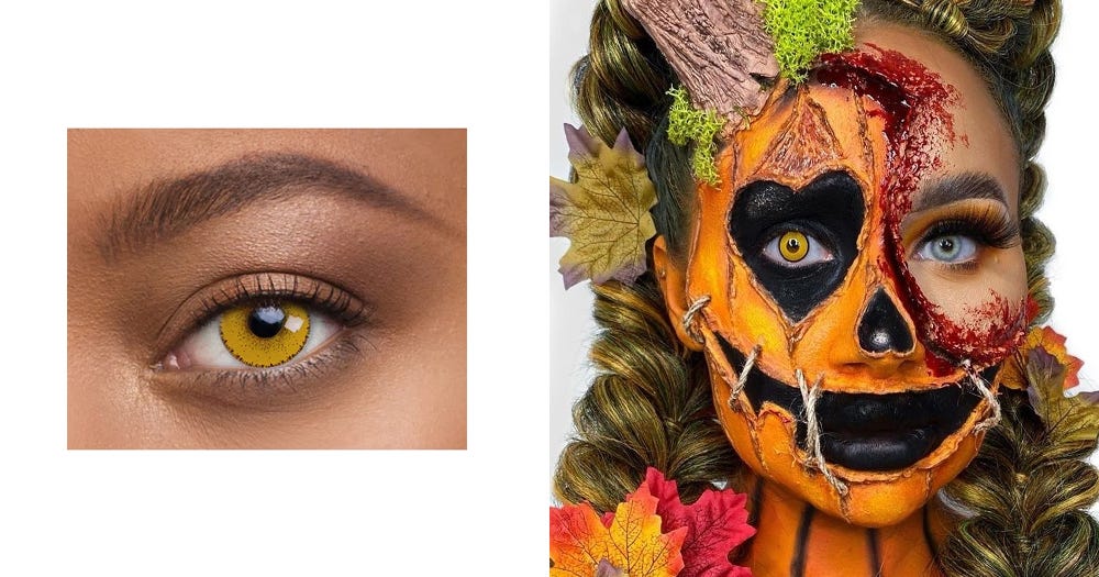 2022 Halloween Scary Pumpkin Makeup