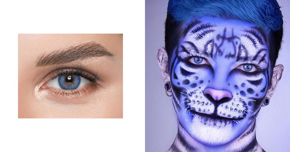 2022 Halloween Tiger Makeup