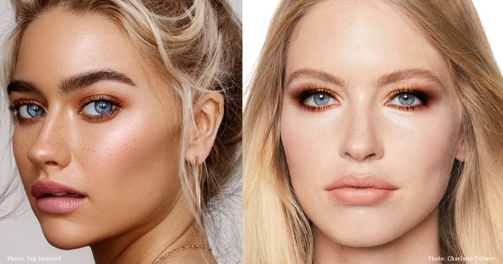 Summer Eye Makeup for Blue Eyes