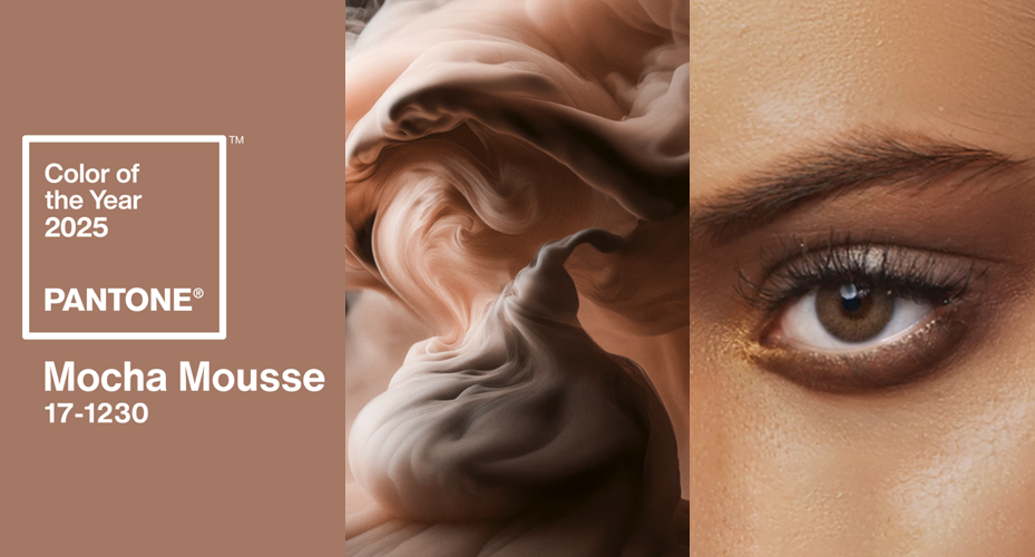Pantone Color Of The Year 2025 - Mocha Mousse Beauty and Makeup Trends
